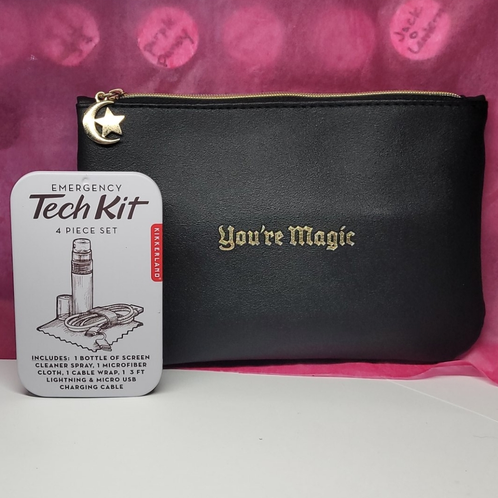 You're Magic Makeup Bag w/ Travel Tech Kit